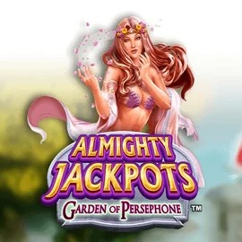 Almighty Jackpots: Garden of Persephone logo by Novomatic at Seven Casino
