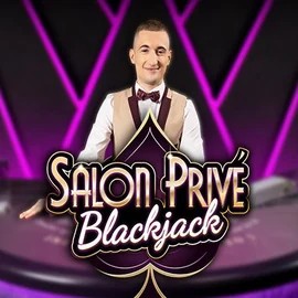 Blackjack Salon Privé slot visual from Ezugi available on casinoseven.at