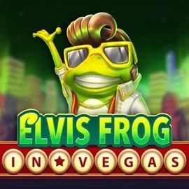 Elvis Frog In Vegas slot logo by BGAMING at Seven Casino