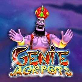 Genie Jackpots logo by Blueprint Gaming Seven Casino