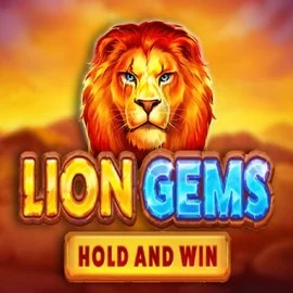 Slots logo of Lion Gems Hold and Win from Playson at Seven Casino